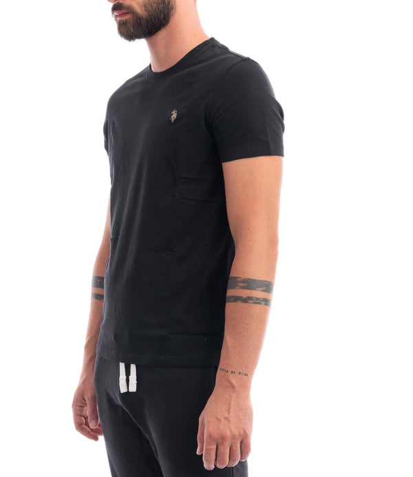 U.S. Polo Asssn. T-shirt T-Shirts M.C. O 3/4 Uomo Mod. 154003-000398 199 Nero