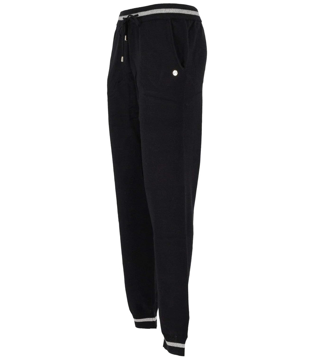 Yes Zee Pantalone Donna Mod. P395BI00 0801 Nero