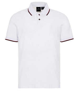 A|X Armani Exchange Polo M/C Uomo Mod. 8NZF75 Z8M5Z 1100 Bianco