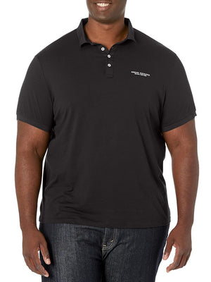 A|X Armani Exchange Polo M/C Uomo Mod. 8NZF80 Z8H4Z 1200 BLACK