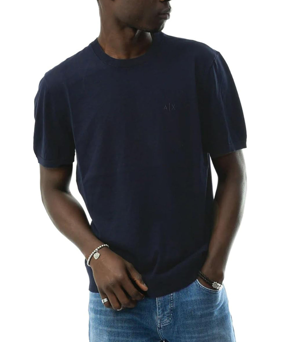 A|X Armani Exchange T-shirt Uomo Mod. 8NZM5C ZM3JZ 1510 Blu