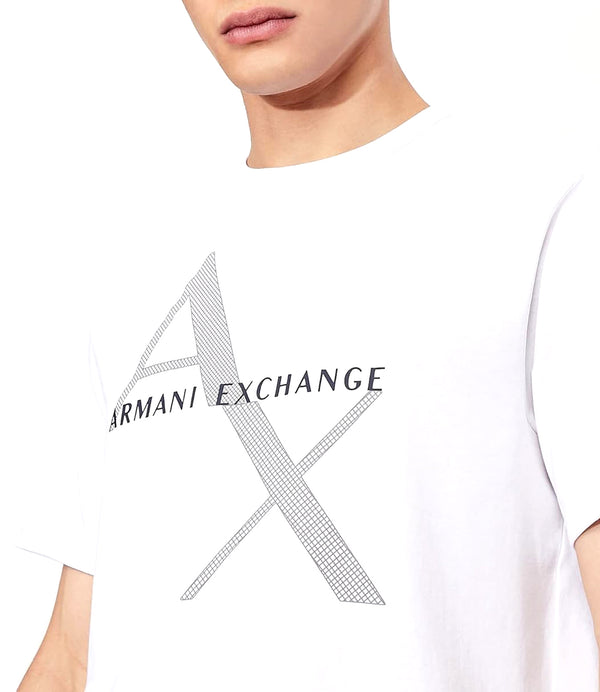A|X Armani Exchange T-shirt Uomo Mod. 8NZT76 Z8H4Z 1100 Bianco