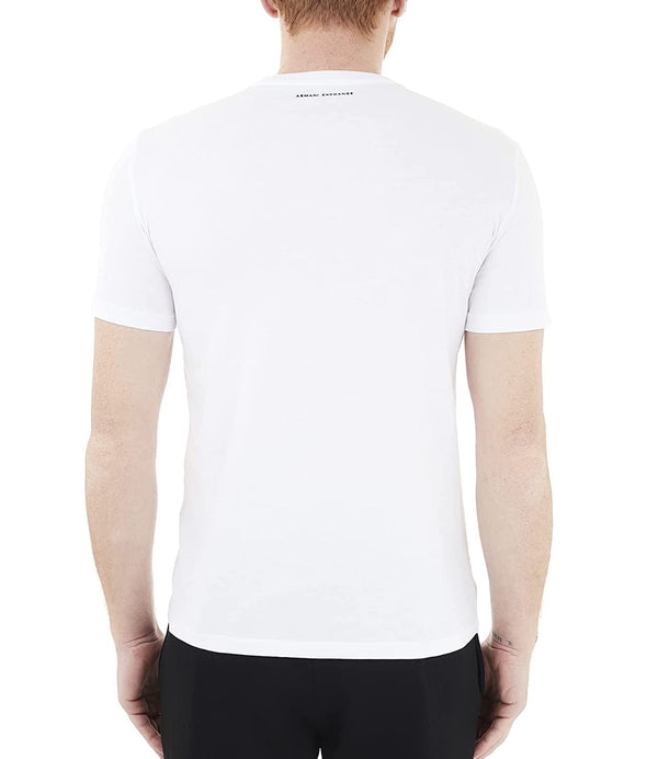 A|X Armani Exchange T-shirt Uomo Mod. 8NZTCK Z8H4Z 1100 Bianco