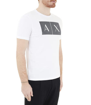 A|X Armani Exchange T-shirt Uomo Mod. 8NZTCK Z8H4Z 1100 Bianco