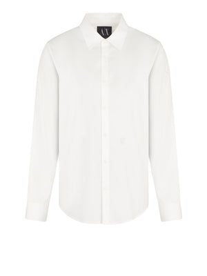 A|X Armani Exchange Camicia Manica Lunga Uomo Mod. XM000339 AF10192 U0009 Bianco