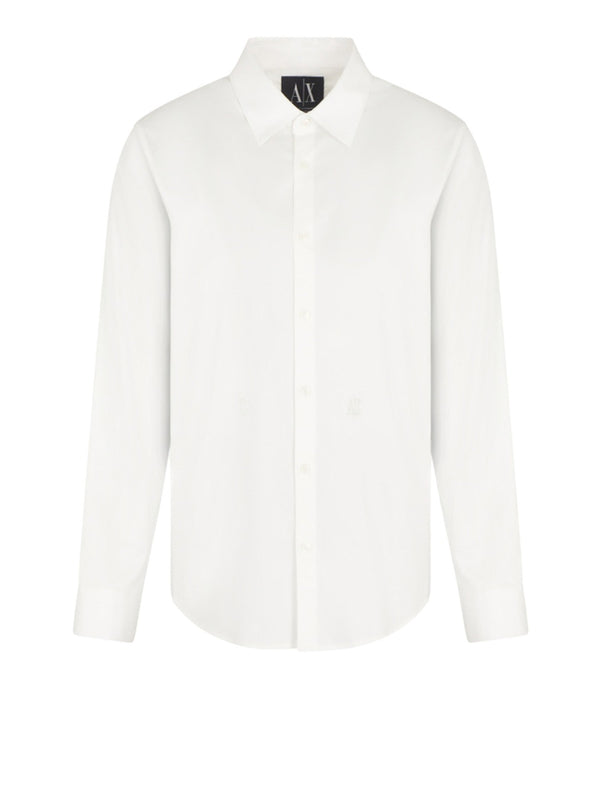 A|X Armani Exchange Camicia Manica Lunga Uomo Mod. XM000339 AF10192 U0009 Bianco