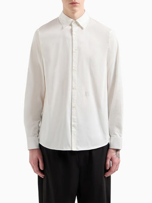 A|X Armani Exchange Camicia Manica Lunga Uomo Mod. XM000339 AF10192 U0009 Bianco
