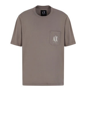 A|X Armani Exchange T-shirt Uomo Mod. XM000366 AF12308 U6107 Nocciola