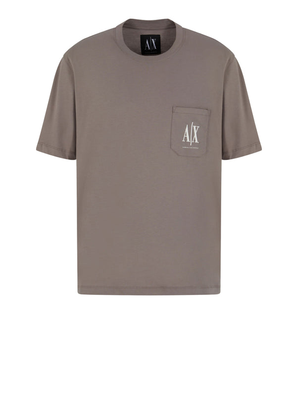 A|X Armani Exchange T-shirt Uomo Mod. XM000366 AF12308 U6107 Nocciola