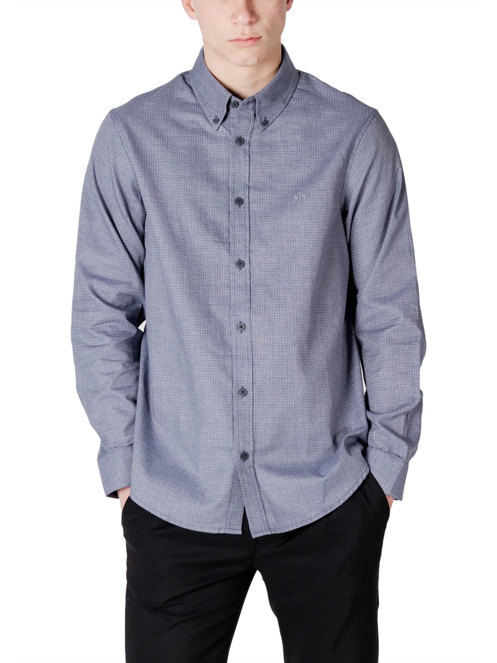 A|X Armani Exchange Camicia Manica Lunga Uomo Mod. XM000442 AF13080 FB010 FANTASIA