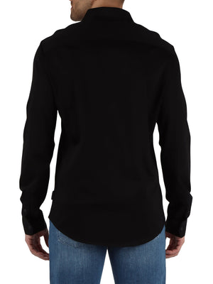 A|X Armani Exchange Camicia Manica Lunga Uomo Mod. XM000497 AF10364 UC001 BLACK