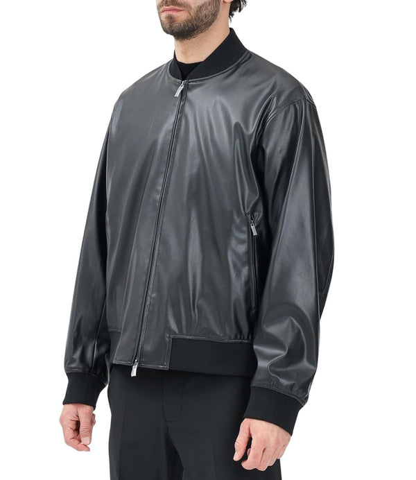 A|X Armani Exchange Giubbotto pelle Uomo Mod. XM001241 AF14863 UC001 Black
