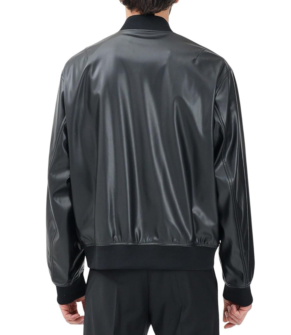 A|X Armani Exchange Giubbotto pelle Uomo Mod. XM001241 AF14863 UC001 Black