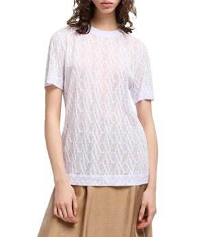 A|X Armani Exchange T-shirt Donna Mod. XW000513 AF10835 F0028 Bianco
