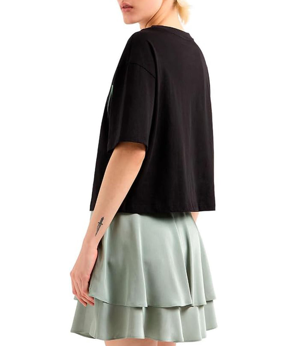 A|X Armani Exchange T-shirt Donna Mod. XW000520 AF10359 UC001 Nero