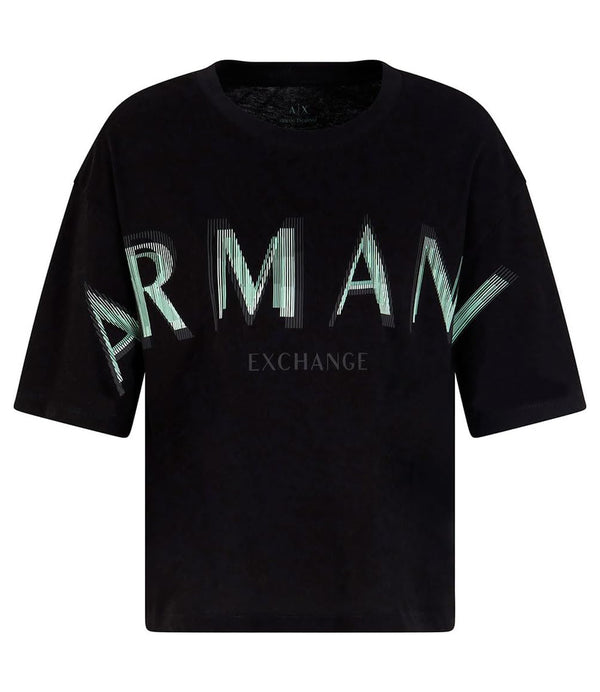 A|X Armani Exchange T-shirt Donna Mod. XW000520 AF10359 UC001 Nero