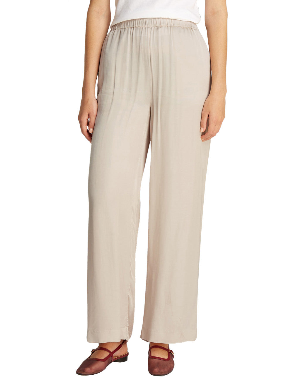 Calvin Klein Jeans Pantalone Donna Mod. J20J224845 PDH Panna