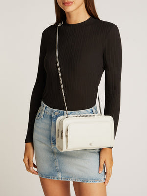 Calvin Klein Jeans Borsa Donna Mod. K60K613046 YAS WHITE