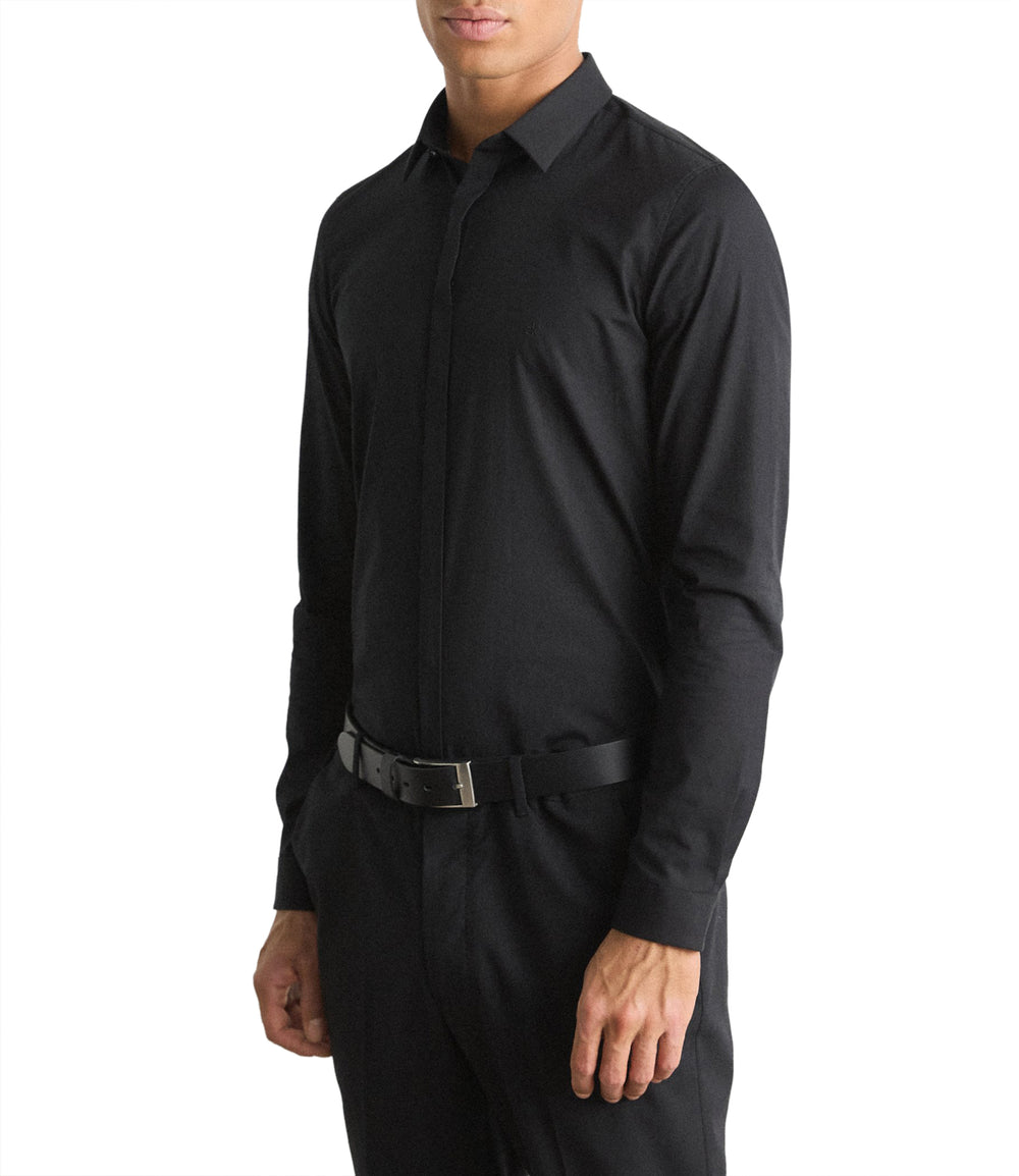 Calvin Klein Camicia Maniche Lunghe Uomo Mod. K10K109891 BEH Black