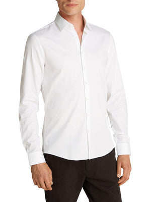 Calvin Klein Camicia Manica Lunga Uomo Mod. K10K113863 YAF WHITE