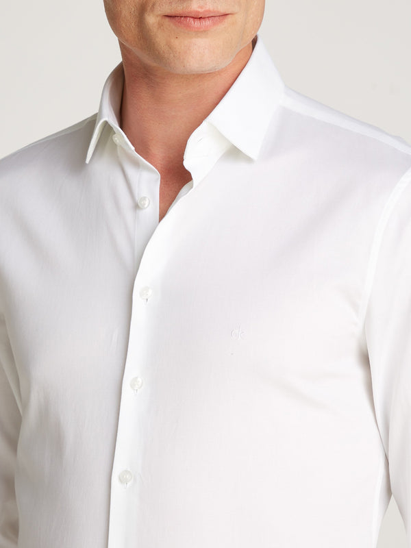 Calvin Klein Camicia Manica Lunga Uomo Mod. K10K113863 YAF WHITE