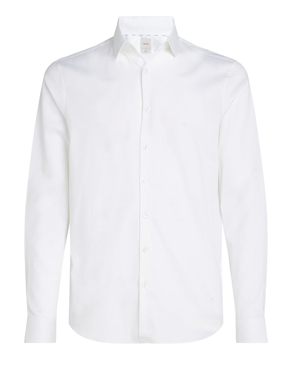 Calvin Klein Camicia Manica Lunga Uomo Mod. K10K113863 YAF WHITE