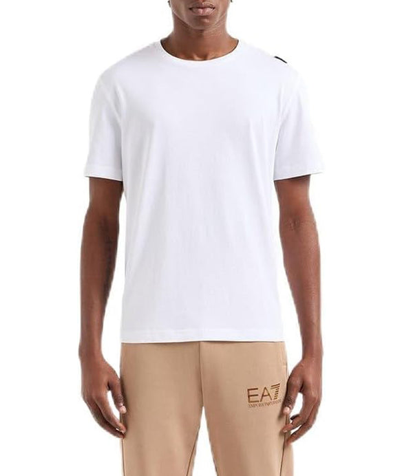 Ea7 Emporio Armani T-shirt Uomo Mod. 6DPT06 PJFFZ 1100 Bianco