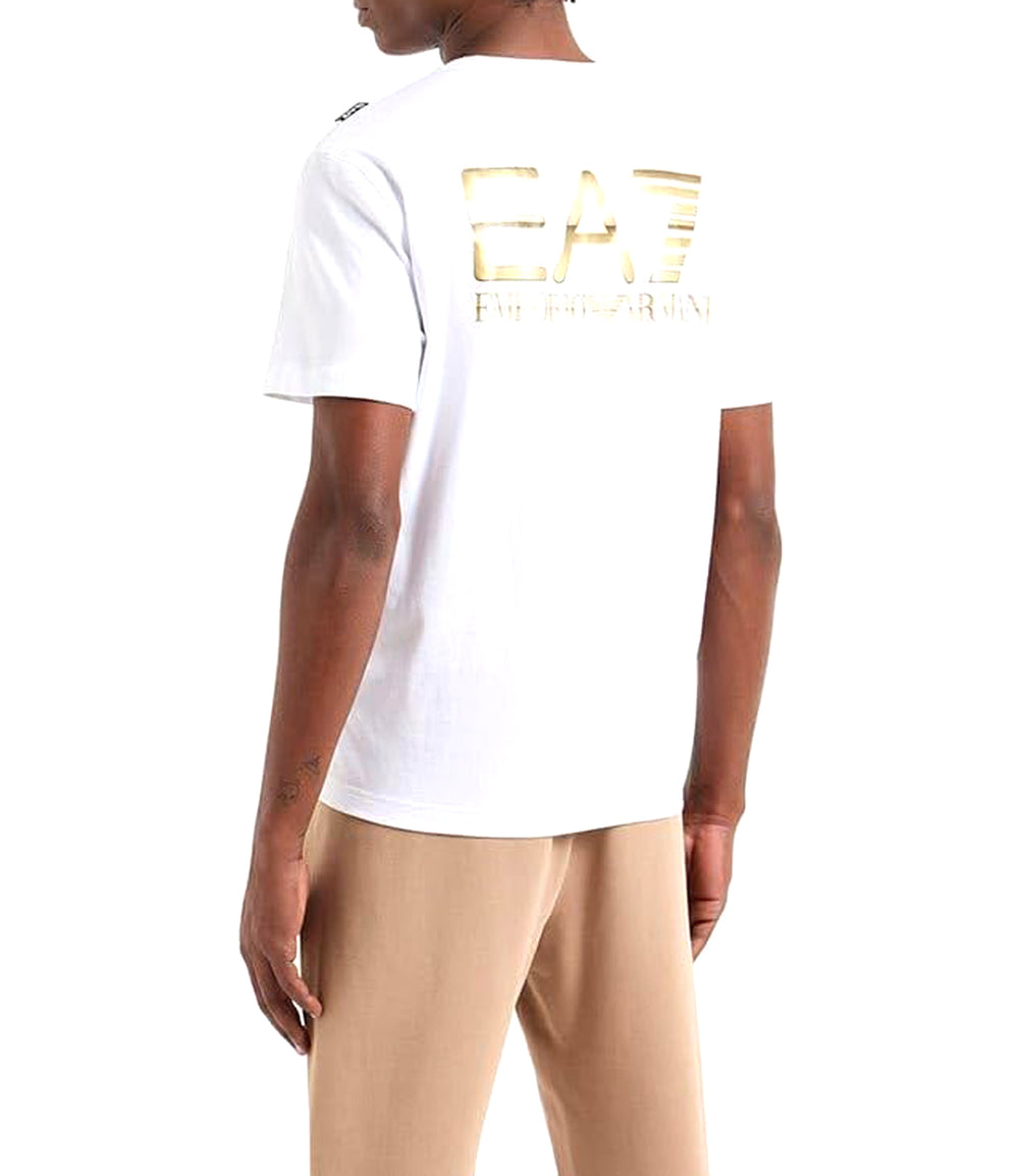 Ea7 Emporio Armani T-shirt Uomo Mod. 6DPT06 PJFFZ 1100 Bianco