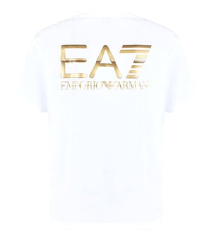 Ea7 Emporio Armani T-shirt Uomo Mod. 6DPT06 PJFFZ 1100 Bianco