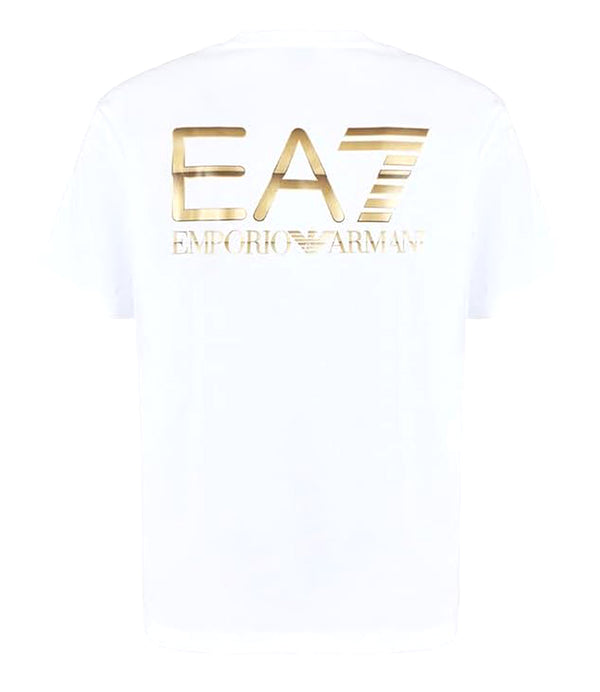 Ea7 Emporio Armani T-shirt Uomo Mod. 6DPT06 PJFFZ 1100 Bianco