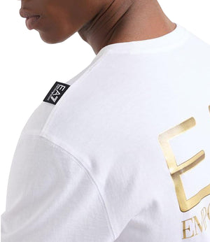 Ea7 Emporio Armani T-shirt Uomo Mod. 6DPT06 PJFFZ 1100 Bianco