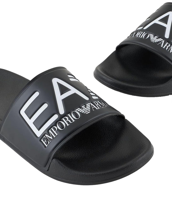 Ea7 Emporio Armani Ciabatta UNISEX Mod. 7X000108 AF15118 UC001 BLACK