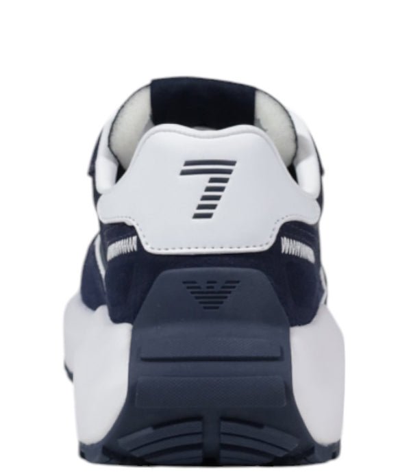 Ea7 Emporio Armani Sneakers Unisex Mod. X8X186 XK401 U473 Blu