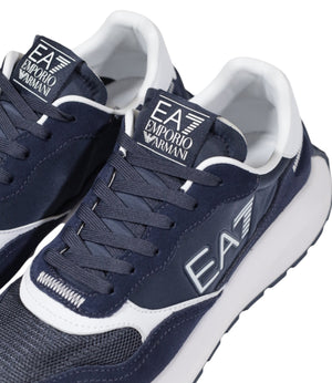 Ea7 Emporio Armani Sneakers Unisex Mod. X8X186 XK401 U473 Blu