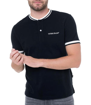 GUESS JEANS T-shirt Uomo Mod. M5GP49 KCTV1 JBLK Nero