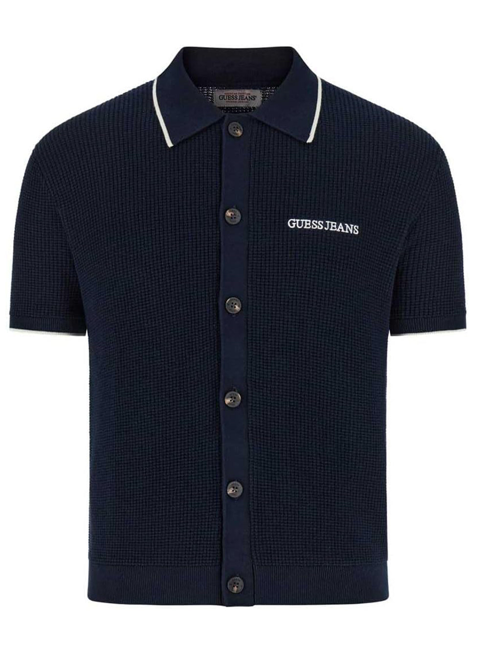 GUESS JEANS Camicia Manica Corta Uomo Mod. M5GR18 Z3HM1 A71W Blu