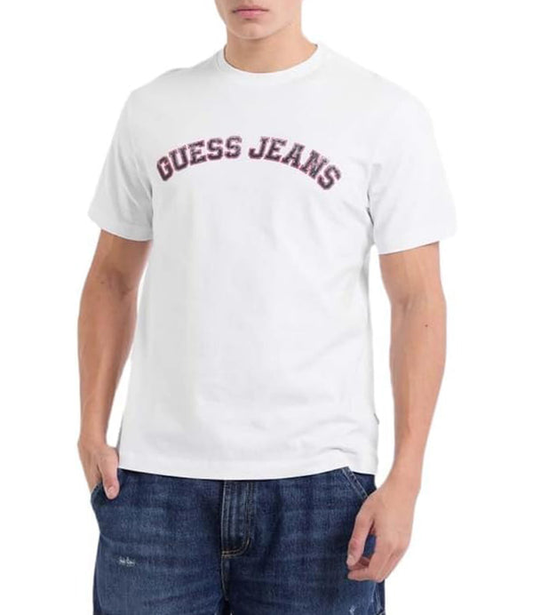 GUESS JEANS T-shirt Uomo Mod. M5RI75 K8FQ4 G011 Bianco