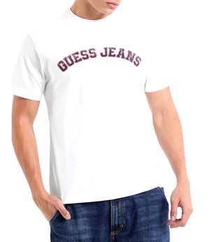 GUESS JEANS T-shirt Uomo Mod. M5RI75 K8FQ4 G011 Bianco