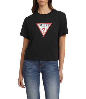 GUESS JEANS T-shirt Donna Mod. W4YI76 K8KM0 JBLK Nero