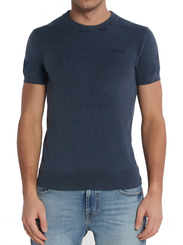Guess Maglia Uomo Mod. M4GR05 Z3DN1 G7V2 Blu