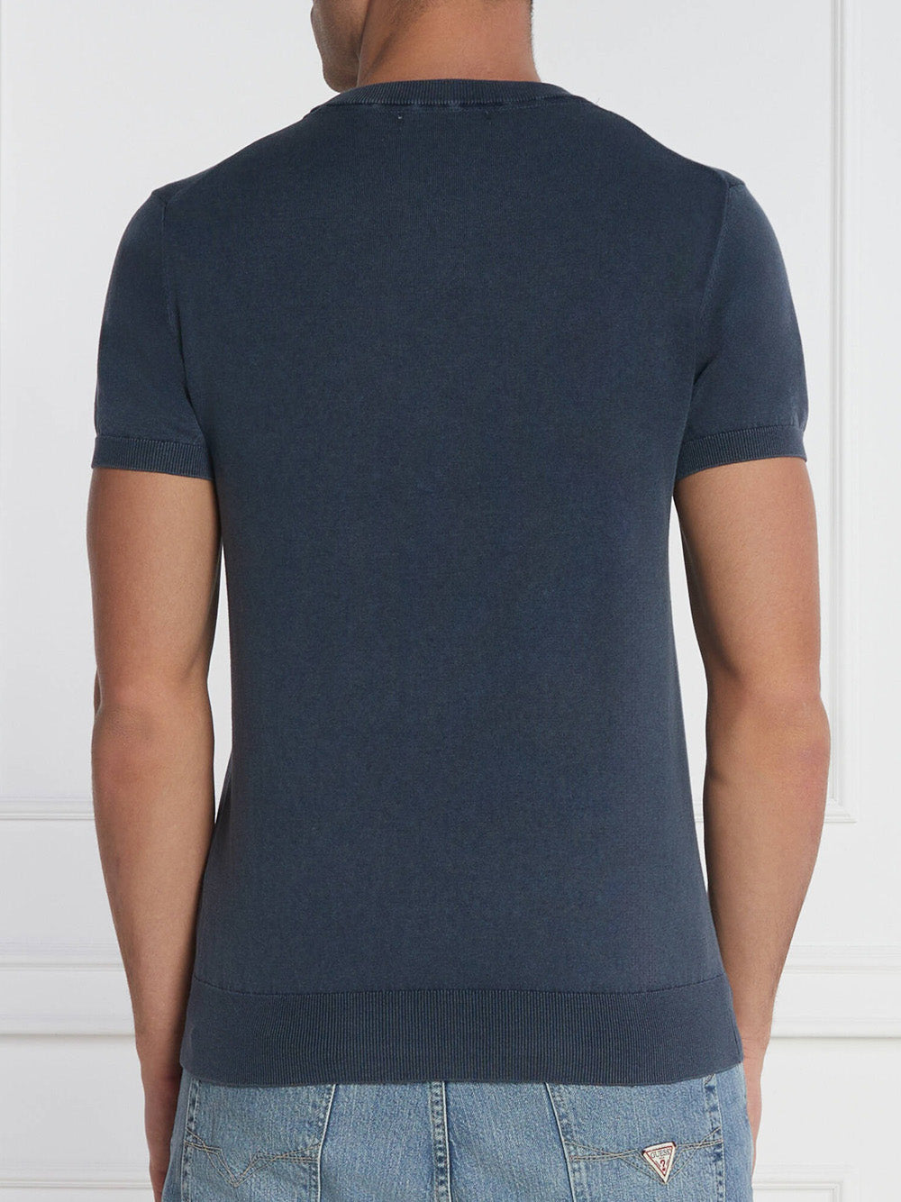 Guess Maglia Uomo Mod. M4GR05 Z3DN1 G7V2 Blu
