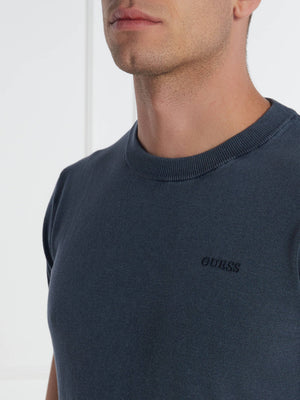 Guess Maglia Uomo Mod. M4GR05 Z3DN1 G7V2 Blu