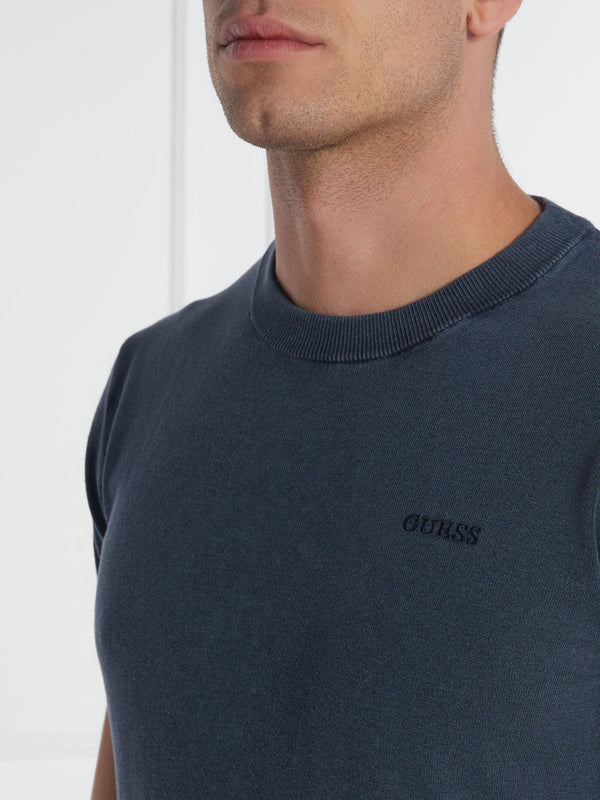 Guess Maglia Uomo Mod. M4GR05 Z3DN1 G7V2 Blu