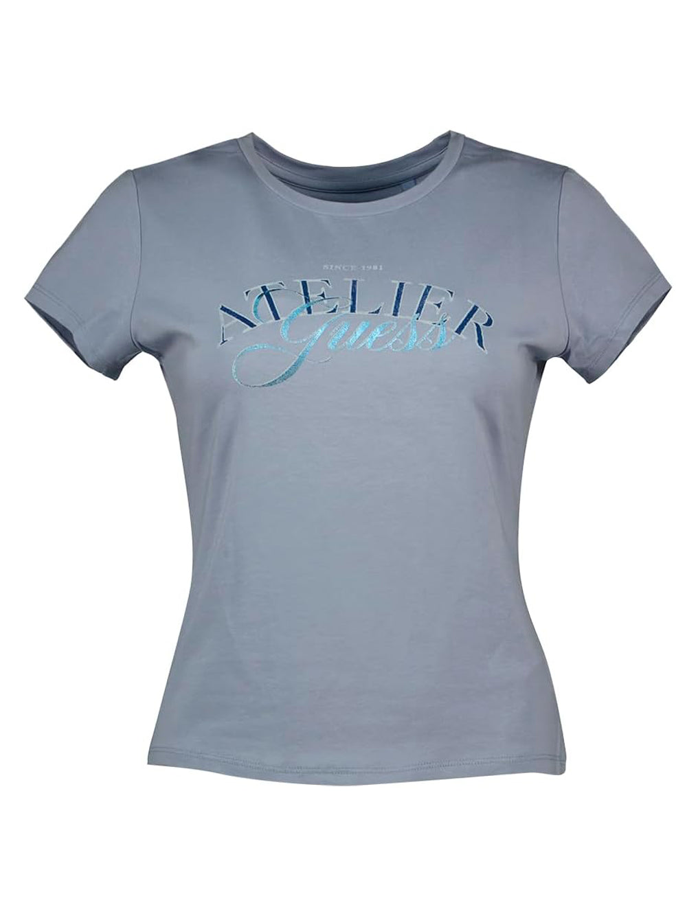 Guess T-shirt Donna Mod. W5GI52 K49A1 A70Q Celeste