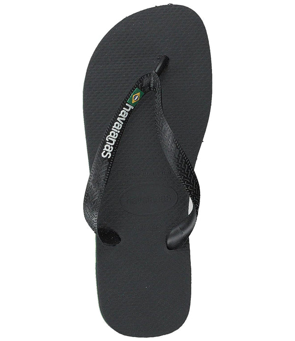 Havaianas Infradito UNISEX Mod. BRASIL LOGO BLACK 4110850 M19 Nero