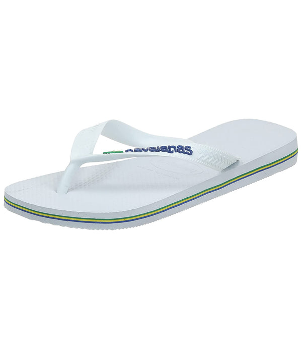 Havaianas Infradito UNISEX Mod. BRASIL LOGO 4110850 M19 WHITE