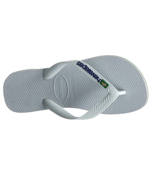 Havaianas Infradito UNISEX Mod. BRASIL LOGO 4110850 M19 WHITE