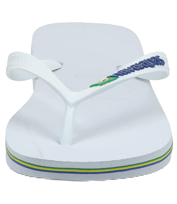 Havaianas Infradito UNISEX Mod. BRASIL LOGO 4110850 M19 WHITE