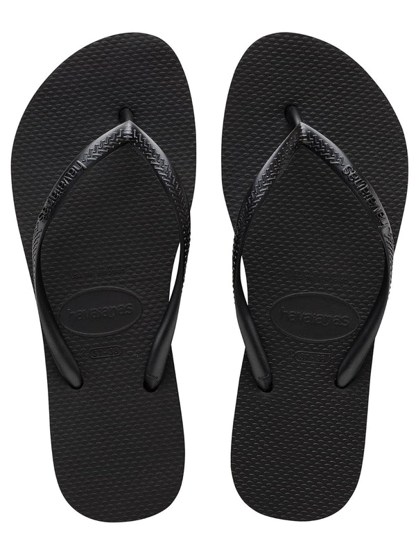 Havaianas Ciabatta Donna Mod. SLIM FLATFORM BLACK 414453 0090 Nero