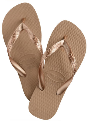 Havaianas Ciabatta Donna Mod. TOP TIRAS ROSE 4137428 3581 Oro Rosa